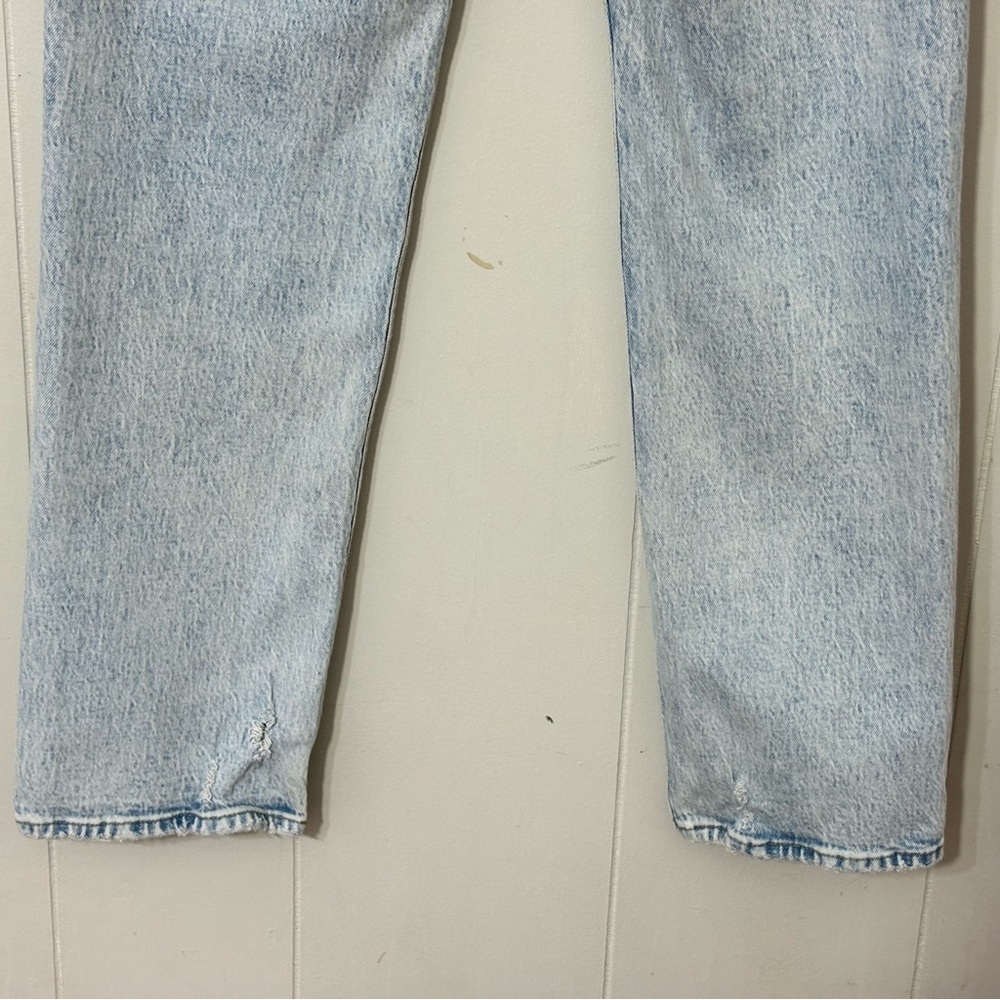 Abercrombie & Fitch 90’s Straight Ultra High Rise Jeans Light Wash Size 6 / 28 - Picture 8 of 10